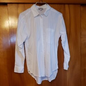 LOFT Long Crisp White Womens Dress Shirt